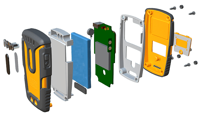 北極星3GPS巡檢器結(jié)構(gòu)圖